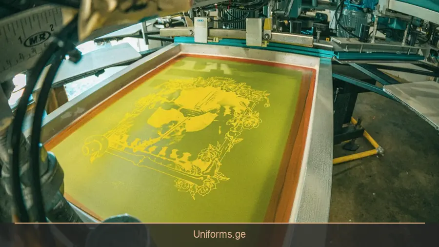 მაისურზე ბეჭდვა აბრეშუმბეჭდვის მეთოდით