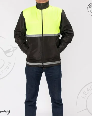 ამრეკლავი ქურთუკი სრული ხედი